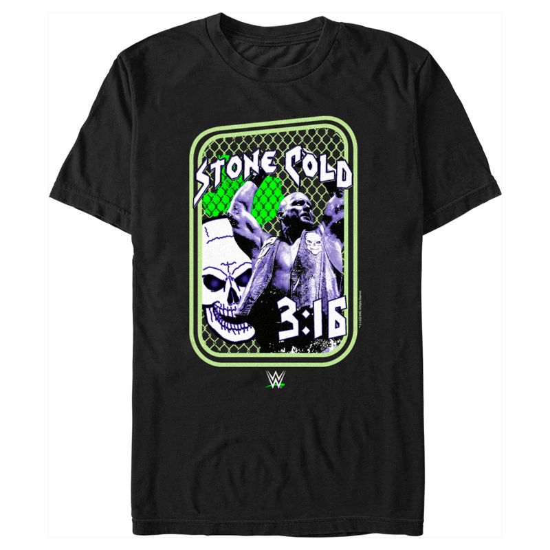 Men's WWE Stone Cold Steve Austin 3:16 Collage T-Shirt, 1 of 6