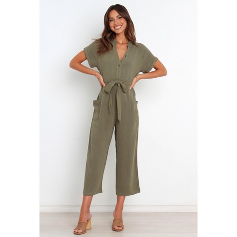 Target store olive jumpsuit