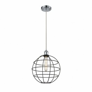 Lake Placid - 1 Light Cord Hung Pendant In Industrial Style-14.5 Inches Tall and 12 Inches Wide - 1 of 1