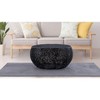 NicBex Modern 20" Round Aluminium Coffee Table with Hollow Design for Living Room and Bedroom - 2 of 4