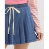Women's Denim Pull On Skort - entro - 4 of 4