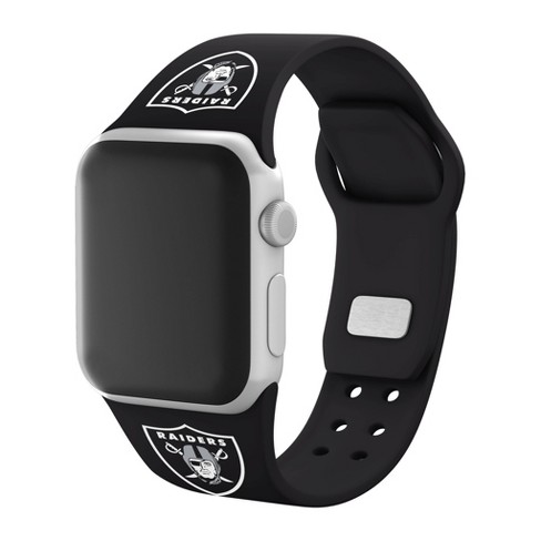 Nfl Las Vegas Riders Apple Watch Compatible Silicone Band 42/44/45mm -  Black : Target