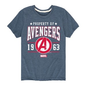 Boys' - Marvel - Avengers Property Of Short Sleeve Graphic T-Shirt - 1 of 4