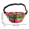 Unique Bargains Stylish Zip Reflective Holographic Sports Waist Bag Iridescent 1 Pc - 3 of 4