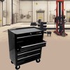 OUTSUPPLY Black 5 Drawer Lockable Medicine Cabinet on 4 Wheels with Ball, Mobile & Secure Storage - 2 of 4