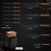 12-Piece Kitchen Knife Set with Knife Block, High Carbon Stainless Steel, No Scratches and No Paint Peeling - 3 of 4