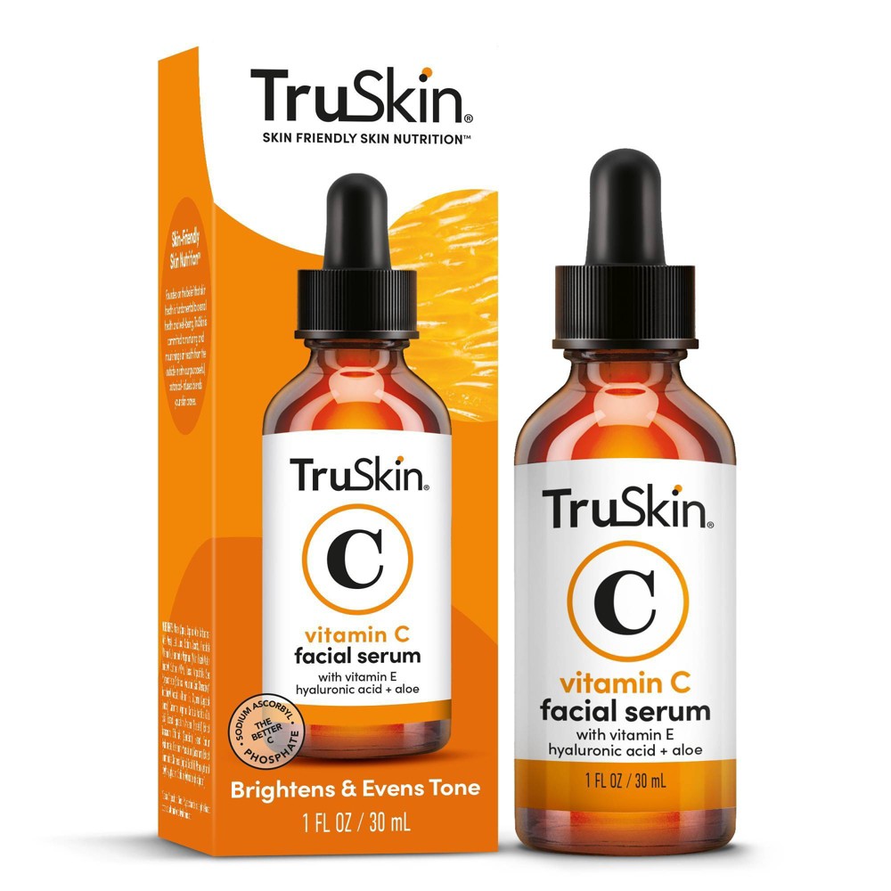 Photos - Cream / Lotion TruSkin Vitamin C Anti-Aging with Hyaluronic Acid Face Serum - 1 fl oz