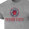 NCAA Fresno State Bulldogs Men's Gray Tri-Blend T-Shirt - 3 of 3