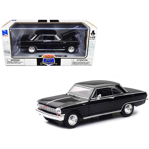 1964 Chevrolet Nova SS Black Muscle Car Collection 1 25 Diecast Model Car by New Ray