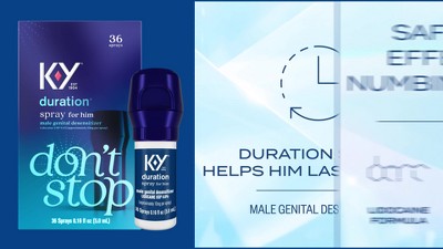 K-Y Duration Spray for Men - 0.16 fl oz : Target