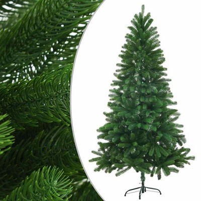 vidaXL Christmas Tree Artificial Xmas Tree with Needle-Shaped Branches Green - 59.1" Green