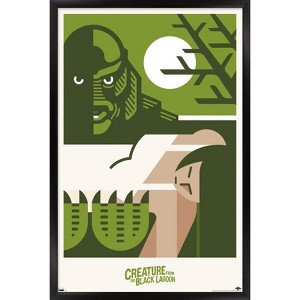Trends International Creature from the Black Lagoon - Graphic Framed Wall Poster Prints - 1 of 4