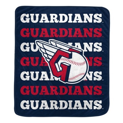 MLB Cleveland Guardians Repeat Refresh Ultra Soft Blanket
