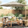 7' x 10' Braided Diamond Outdoor Rug Black/Ivory - Threshold™ - 2 of 4