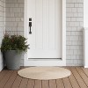 Colonial Mills Ibiza Woven Chevron Doormats - Taupe 50” x 50” - 2 of 3