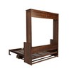 YOOCOZZ Queen Size Wood Murphy Bed Wall Bed with Gas Struts - 3 of 4