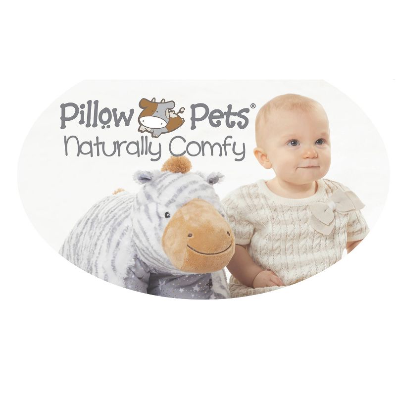 Naturally Comfy Zebra Kids&#39; Pillow - Pillow Pets, 5 of 8
