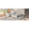 NicBex Twin Over Full Bunk Bed with Safety Guardrail and Trundle,Loft Bed with Ladder and Converts to 2 Beds,Noise Reduced Bunk Beds for Bedroom - 4 of 4