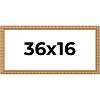 PosterPalooza | 36x16 Modern Bamboo Picture Frame, UV Acrylic, 5 Finishes - 2 of 4