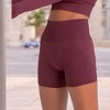 Anna-Kaci Active Women's High-Waisted Seamless Biker Shorts Yoga Compression Workout Shorts for Gym and Running Fitness - 4 of 4