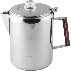 Coghlan's 12-Cup Stainless Steel Coffee Pot - 1 of 2