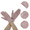 Unique Bargains Women's Floral Sunblock Mittens 1 Pair - 2 of 4