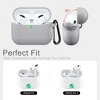 BONGEEK AirPods Pro Case Cover,Soft Silicone Protective Cases Cover Skin for Apple AirPod Pro 2 Charging Case Keychain Front LED Visible,Gray - 2 of 4