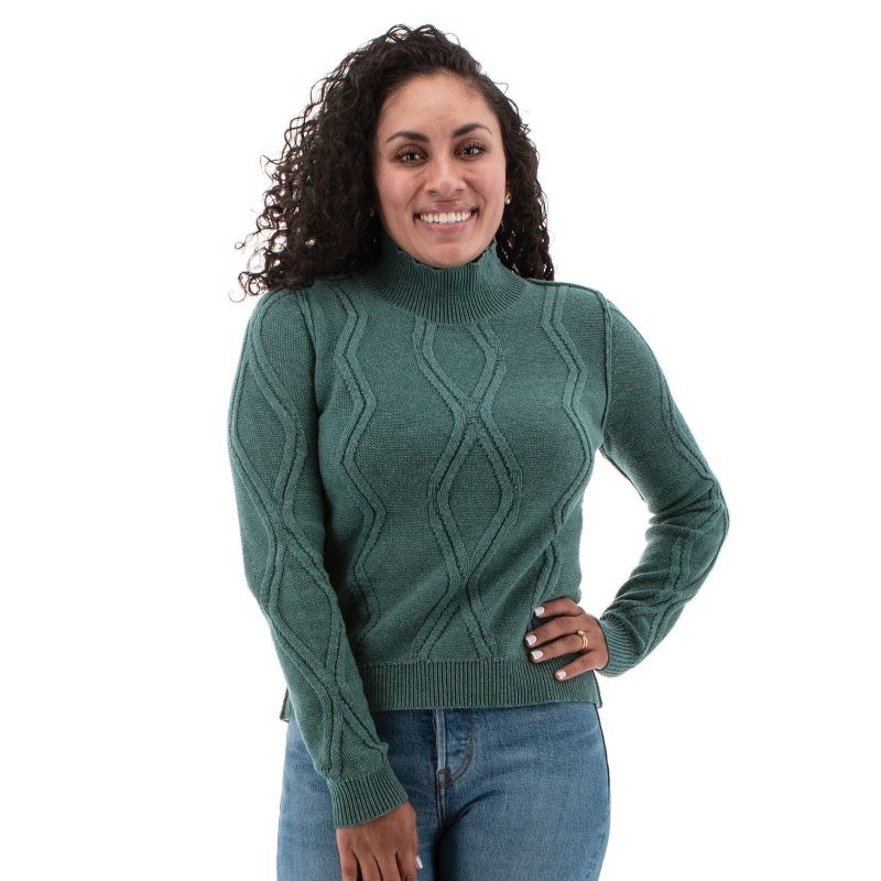 Aventura Clothing Women's Mallory Long Sleeve Mock Turtleneck Pullover Sweater, 1 of 6