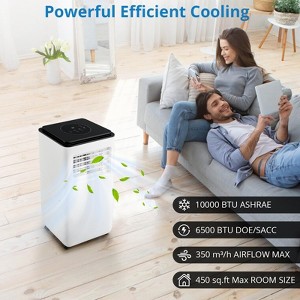 10,000 BTU Portable Air Conditioner Up to 350 Sq.Ft, Quiet Air Conditioner with Remote Control, Cool, Fan, Dehumidifier, 24H Timer, for Bedroom - 1 of 4