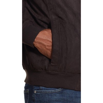 Weatherproof MICROSUEDE STAND COLLAR BOMBER JACKET Dark Almond X-Large — фото 3