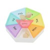 Unique Bargains 7 Grid Colorful Pill Case 1 Pc - 2 of 4