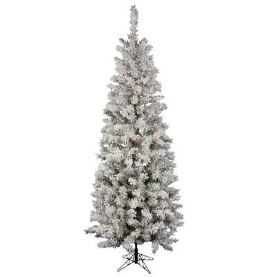 Northlight 3' Unlit Artificial Christmas Tree Medium Heavily Flocked ...