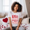 Simply Sage Market Women's Love More Worry Less Short Sleeve Graphic Tee - 2 of 4