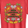 Women's - Instant Message - Seek Balance Not Perfection Short Sleeve Graphic T-Shirt - 2 of 4