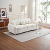 84" Modern Chenille Upholstered Sofa Couch, Sectional Loveseat with Solid Wood Frame for Living Room, Apartment, Bedroom, or Home Office - 4 of 4