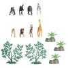 Aurora Toys Small Mini Safari Play Figures Habitat Timeless Set Multicolor 6" - 4 of 4