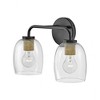 Lark Percy 2 - Light Vanity in  Black/Lacquered Brass - 3 of 4
