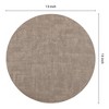 REGALWOVEN Faux Leather Washable Wipeable Heat Resistan Placemats 6 Pcs - 4 of 4