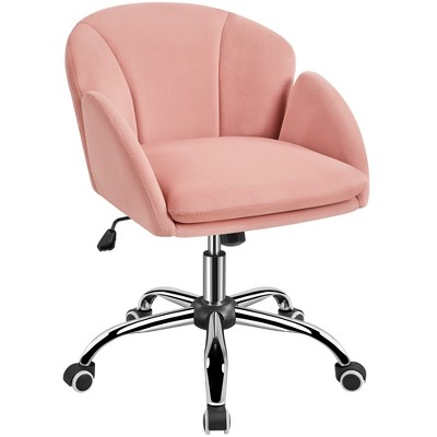 Yaheetech Modern Swivel Rolling Desk Chair with Armrests for Home Office