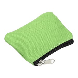 Unique Bargains Canvas Portable Home Change Coin Purse Pouch Bags with Zipper - 1 of 4