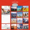 The Gifted Stationery 2025 Square Wall Calendar, Carpe Diem, 16-Month Mind, Body, Spirit Theme with 180 Reminder Stickers (12x12 In) - 4 of 4