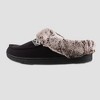 Isotoner Women's Fur Microsuede Hoodback Slippers - image 2 of 4