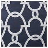 2pk 52"x96" Room Darkening Gates Sateen Woven Curtain Panels Blue - Exclusive Home: Insulated Thermal, Geometric Design - 3 of 4