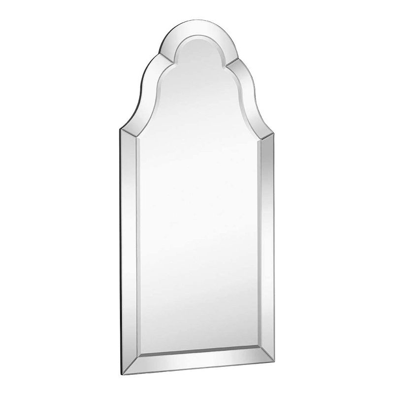 Hamilton Hills 21" x 43" Classic Silver Glass Rectangular Mirror, 1 of 8