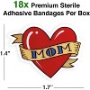 Gamago Mom Tattoo Bandages | Set of 18 Individually Wrapped Self Adhesive Bandages - 2 of 3