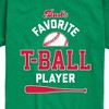 Boys' - Instant Message - Dad's Favorite T-Ball Player Short Sleeve Graphic T-Shirt - 2 of 4