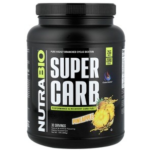 NutraBio Super Carb, Pineapple, 1.9 lb (840 g) - 1 of 4