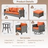 XIZZI Modular Outdoor Swivel Sectional Sofa Set, UV-Resistant Modular Lounge Set w/ Swivel Chairs, Side Table & Optional 3-Seat Sofa, Ottoman, Firepit - 2 of 4