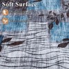 Modern Floral Area Rug Indoor Large Washable Floor Carpet Rug Contemporary Aesthetic Bedroom Rug Non Slip Accent Throw Rug for Dining Room Bedroom - 4 of 4