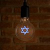 Novelty Lights LED Decorative Filament Light Bulb, G80 Globe, Medium E26 Base, Indoor/Outdoor Holiday String Light Replacement - 1 Pack - 4 of 4